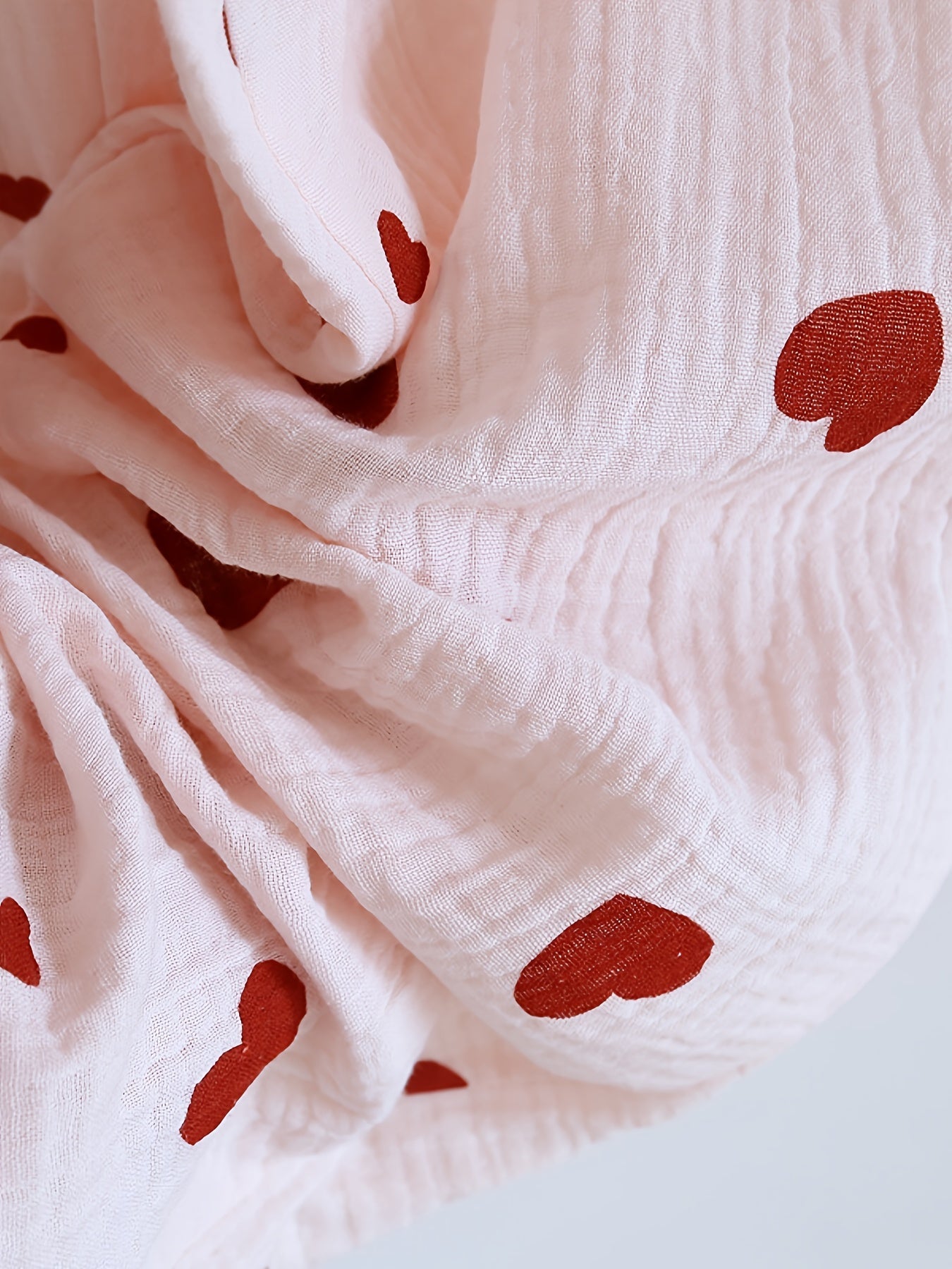 Blush Love Heart Nightwear Set (3-Piece Combo)