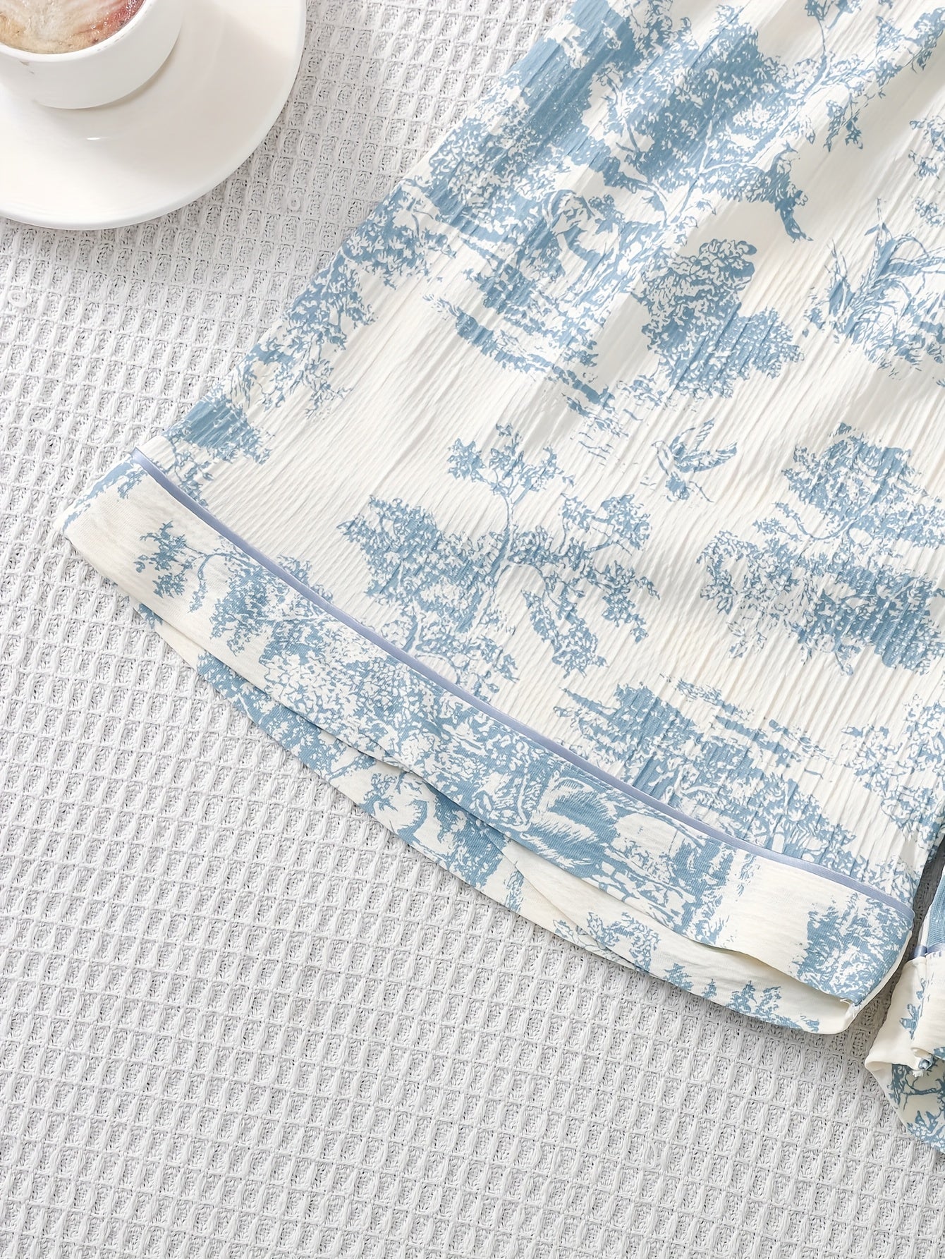 Women’s 3-Piece Printed Pajama Set (Shirt + Pajama + Shorts)