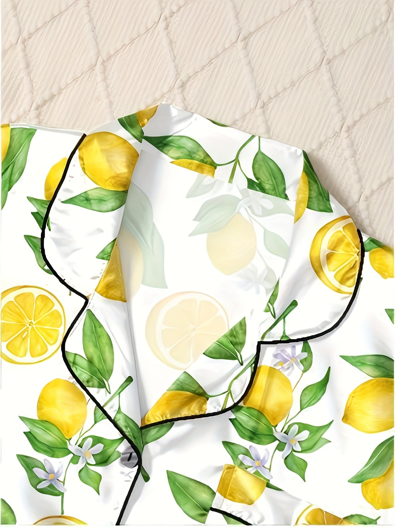 Lemon Fresh Nightwear Set (3-Piece Combo)